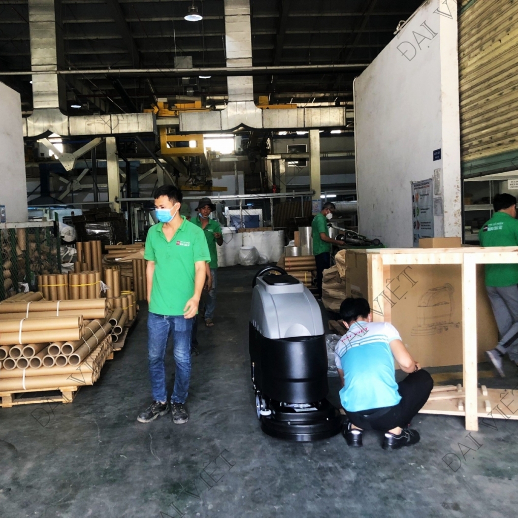 Máy chà sàn liên hợp Chà và Hút Khô - DaviClean DV55AC (Chạy Bằng Điện) - NEW 2022