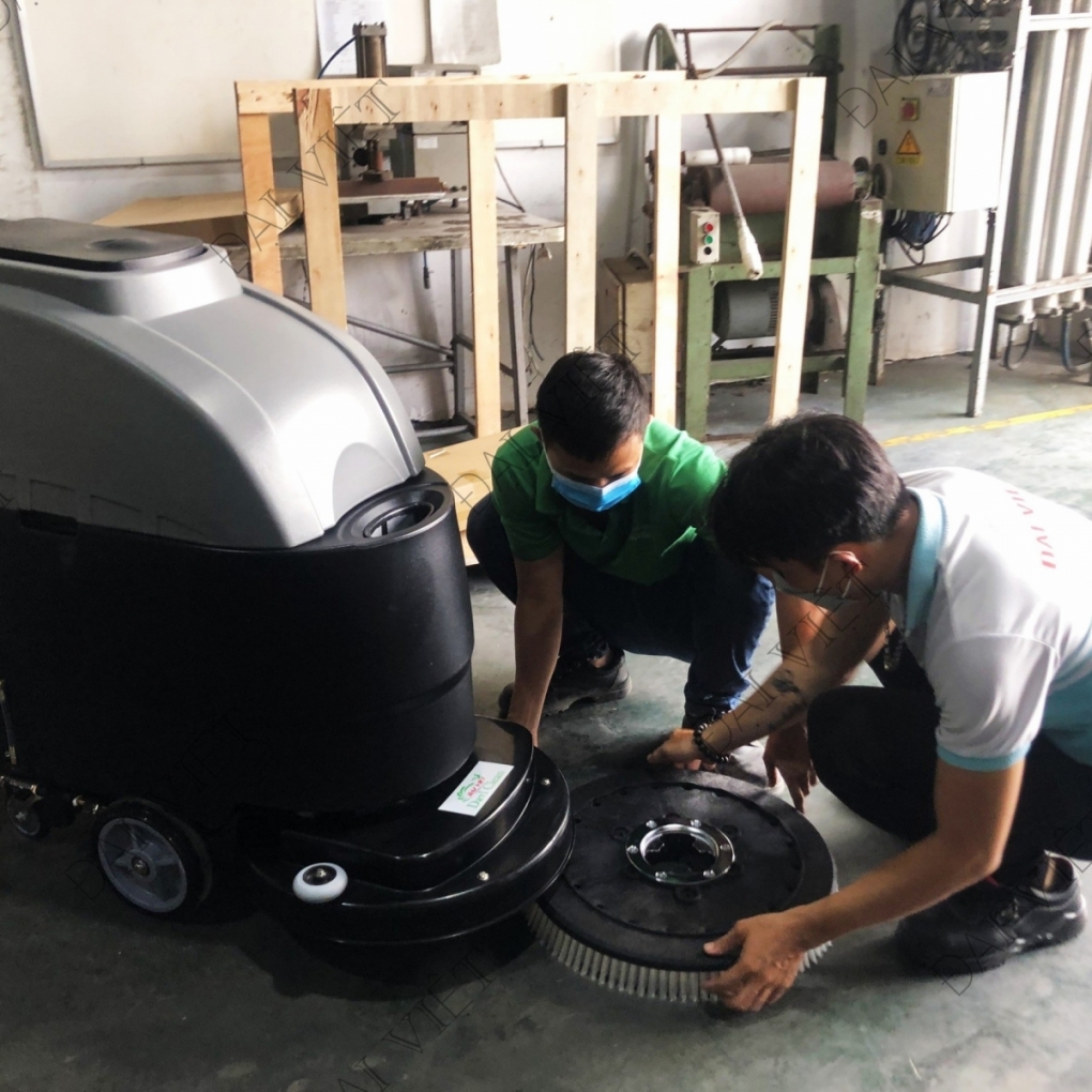 Máy chà sàn liên hợp Chà và Hút Khô - DaviClean DV55AC (Chạy Bằng Điện) - NEW 2022