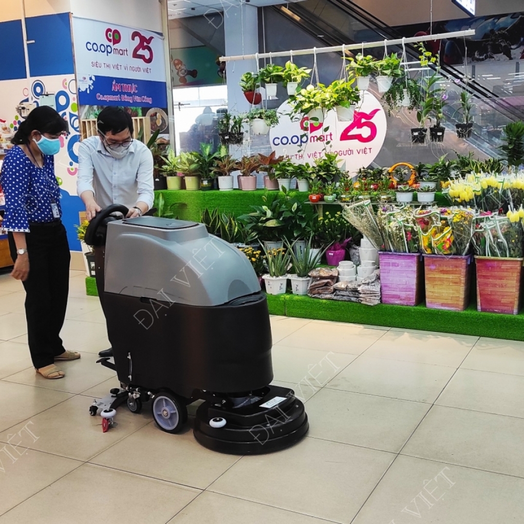 Máy chà sàn liên hợp Chà và Hút Khô - DaviClean DV55AC (Chạy Bằng Điện) - NEW 2022