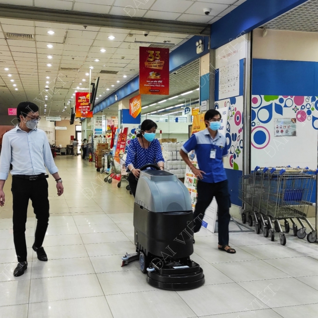 Máy chà sàn liên hợp Chà và Hút Khô - DaviClean DV55AC (Chạy Bằng Điện) - NEW 2022