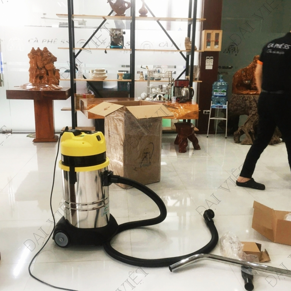 Máy Hút Bụi Nước Công Nghiệp Cửa Hàng-Văn Phòng-Nhà Xưởng Nhỏ-40 Lít (2200W) Model: DV1-40JP - [2 Lõi Lọc - HEPA]