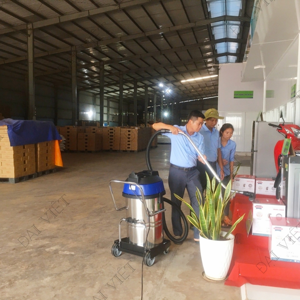 Máy Hút Bụi Nước Công Nghiệp và Nhà Xưởng 90 Lít (3600W) Model: DV2-90JP - [1 Lõi Lọc]