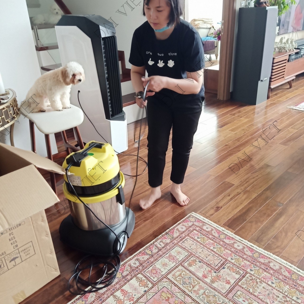 Máy Hút Bụi Nước Công Nghiệp-Văn Phòng-Cửa Hàng 15 Lít (2200W) Model: DV1-15JP - [2 Lõi Lọc - HEPA]