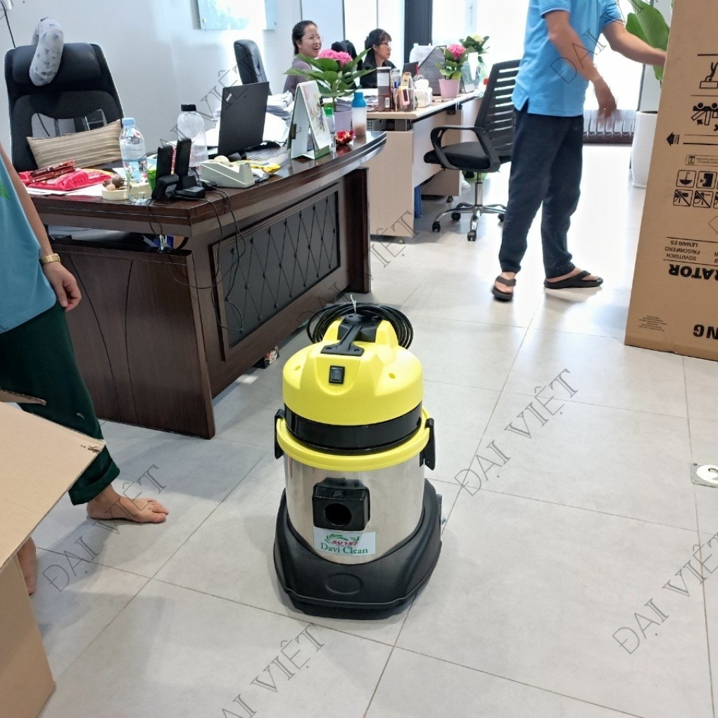 Máy Hút Bụi Nước Công Nghiệp-Văn Phòng-Cửa Hàng 15 Lít (2200W) Model: DV1-15JP - [2 Lõi Lọc - HEPA]