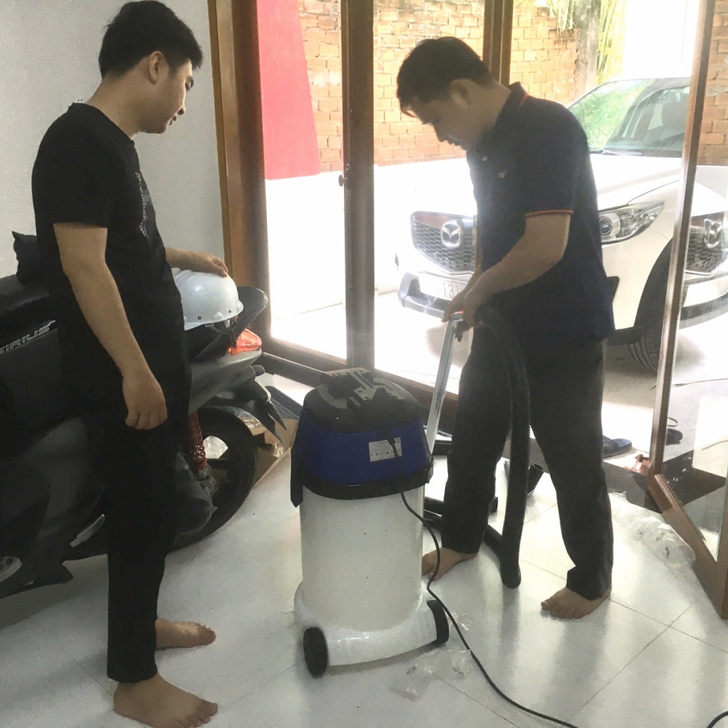 Máy Hút Bụi Nước Công Nghiệp Cửa Hàng-Văn Phòng-Nhà Xưởng Nhỏ- 40 Lít (2200W) Model: DV1-40JP - [1 Lõi Lọc] (Thùng Nhựa)