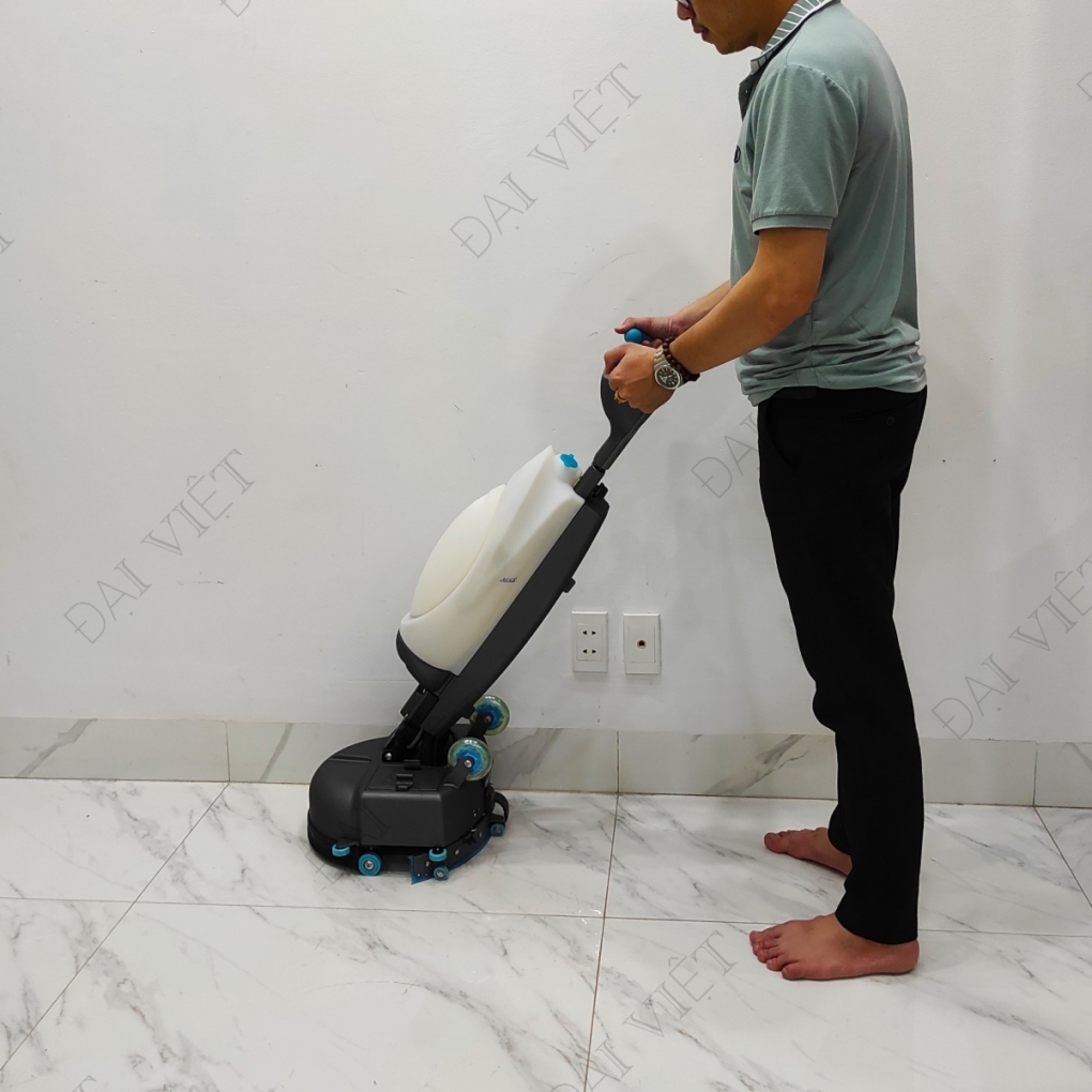 Máy chà sàn liên hợp Mini Gia Đình DV-8DC Chà và Hút Khô - New 2022 ( Dùng Pin)