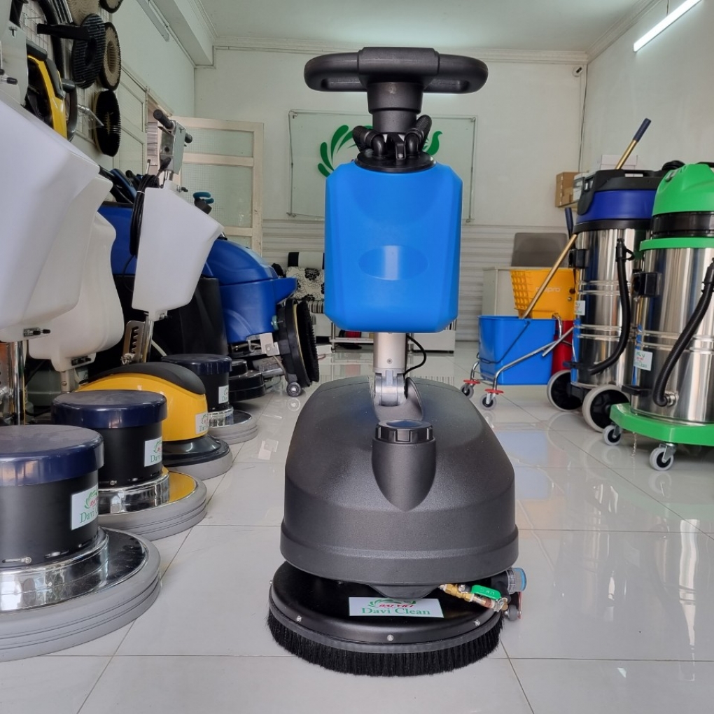 Máy chà sàn liên hợp Mini DV-20DC Chà và Hút Khô - New 2022 ( Dùng Pin)