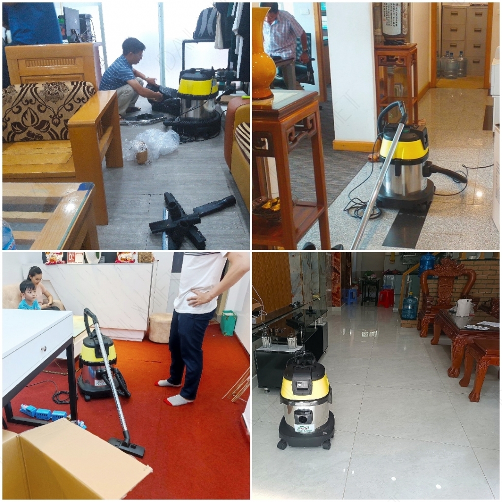 Máy Hút Bụi Nước Công Nghiệp-Văn Phòng-Cửa Hàng 15 Lít (2200W) Model: DV1-15JP - [1 Lõi Lọc ]