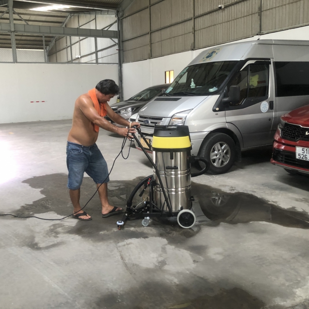 Máy Hút Bụi Nước Công Nghiệp và Nhà Xưởng 100 Lít (3600W) Model: DV2-100JP - [2 Lõi Lọc HEPA]