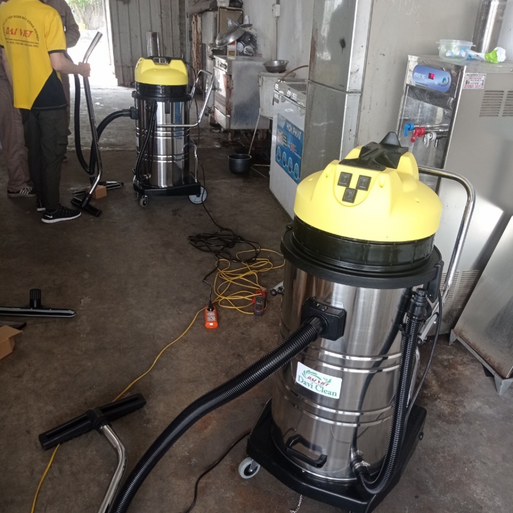 Máy Hút Bụi Nước Công Nghiệp và Nhà Xưởng 90 Lít (4500W) Model: DV3-90JP - [2 Lõi Lọc HEPA]