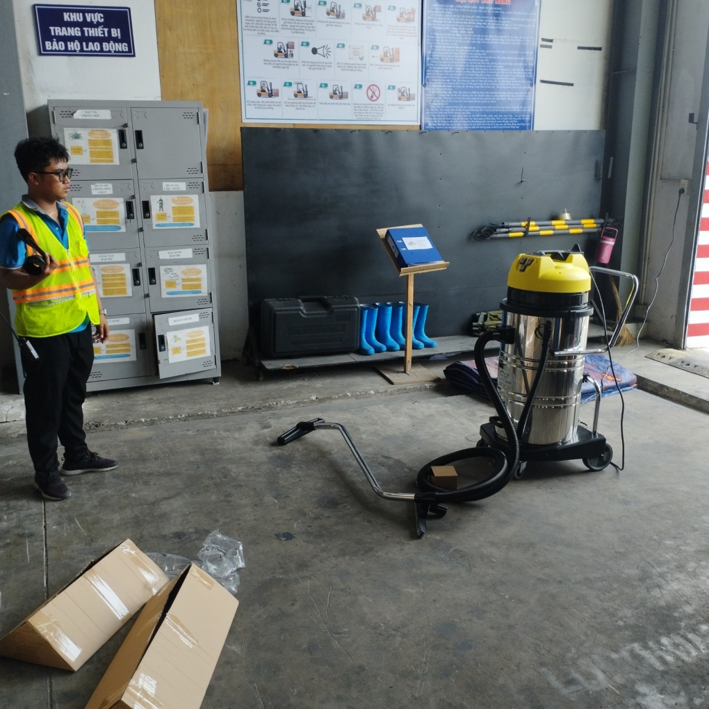 Máy Hút Bụi Nước Công Nghiệp và Nhà Xưởng 60 Lít (3600W) Model: DV2-60JP - [2 Lõi Lọc HEPA]