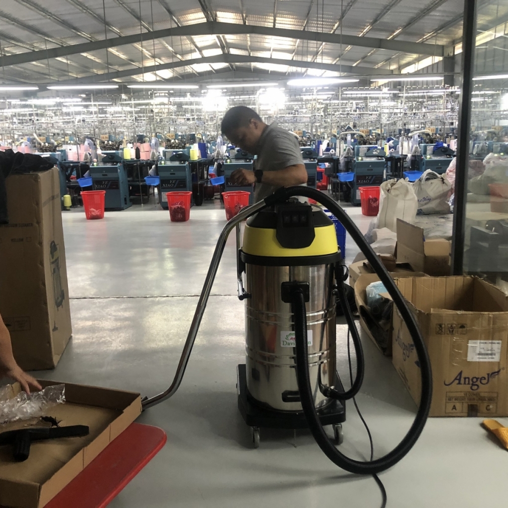 Máy Hút Bụi Nước Công Nghiệp và Nhà Xưởng 90 Lít (4500W) Model: DV3-90JP - [1 Lõi Lọc]