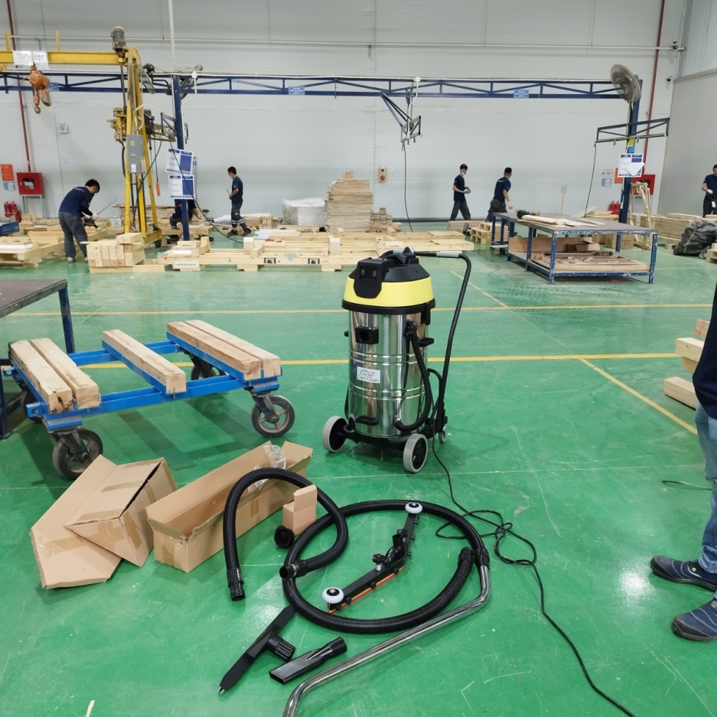 Máy Hút Bụi Nước Công Nghiệp và Nhà Xưởng 100 Lít (4500W) Model: DV3-100JP - [2 Lõi Lọc HEPA]