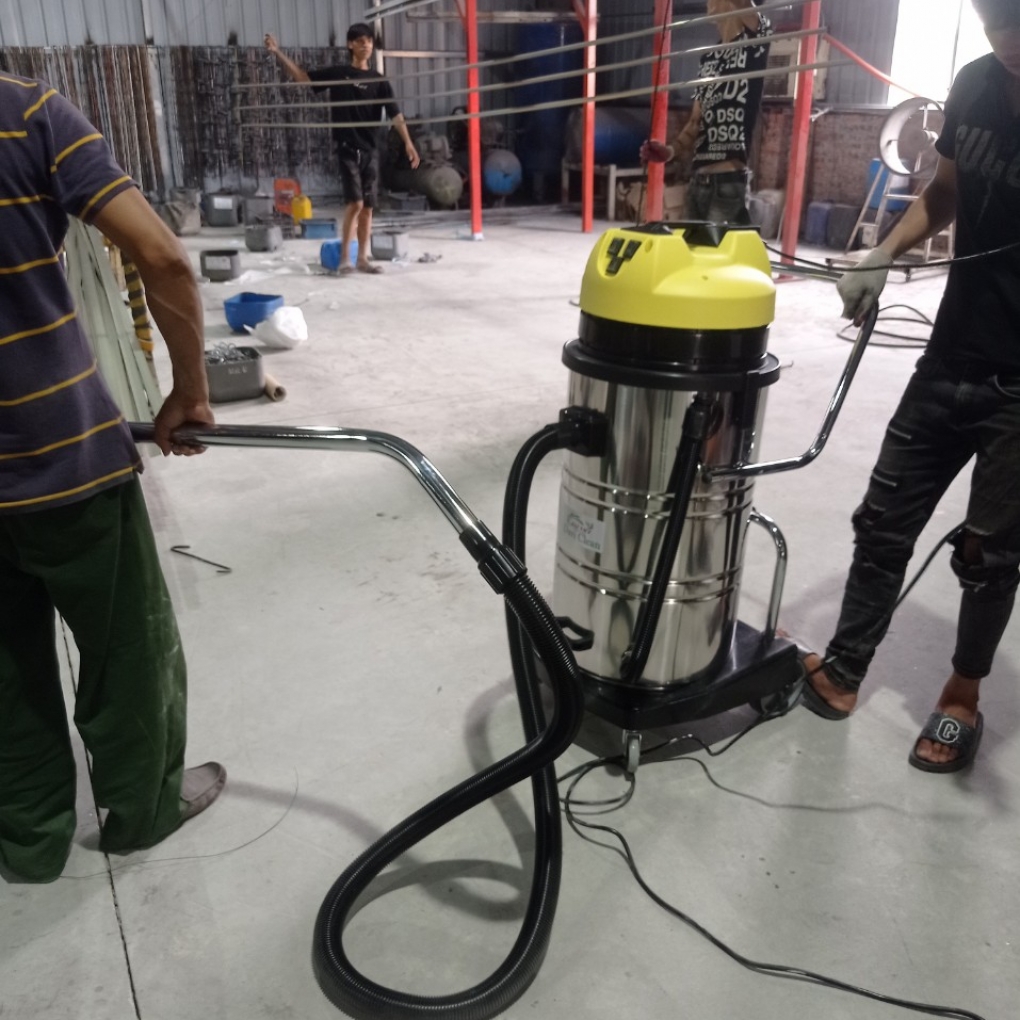 Máy Hút Bụi Nước Công Nghiệp và Nhà Xưởng 90 Lít (4500W) Model: DV3-90JP - [2 Lõi Lọc HEPA]