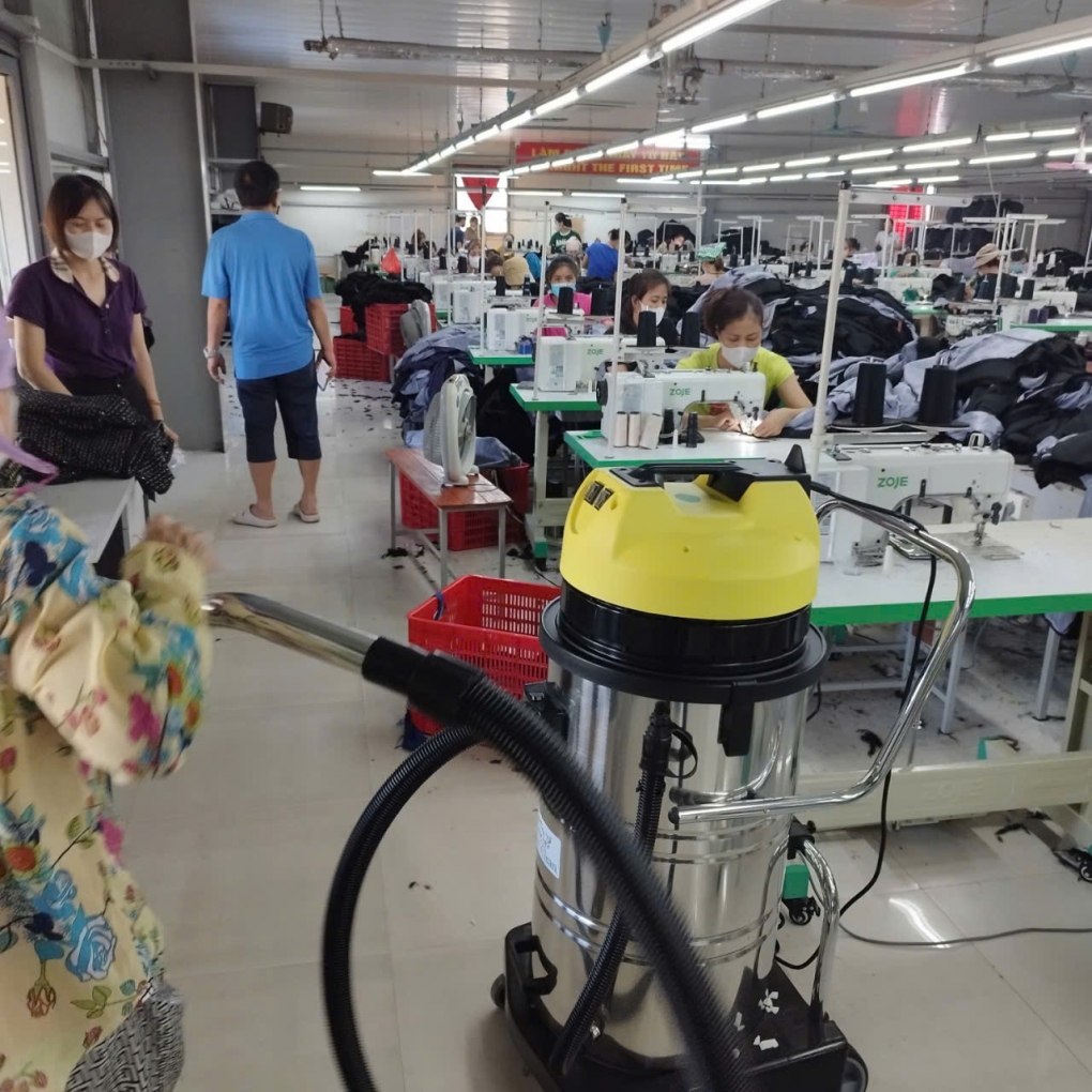 Máy Hút Bụi Nước Công Nghiệp và Nhà Xưởng 90 Lít (4500W) Model: DV3-90JP - [2 Lõi Lọc HEPA]