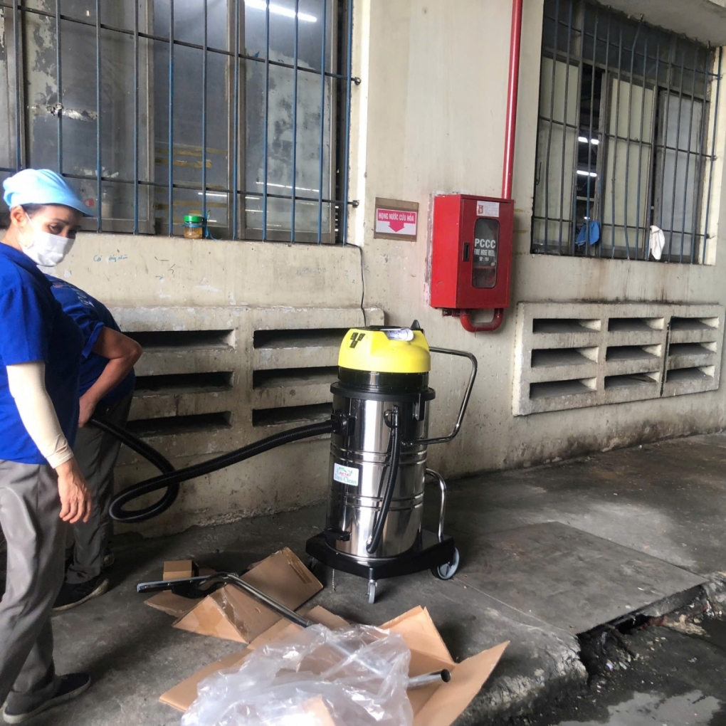 Máy Hút Bụi Nước Công Nghiệp và Nhà Xưởng 90 Lít (4500W) Model: DV3-90JP - [2 Lõi Lọc HEPA]