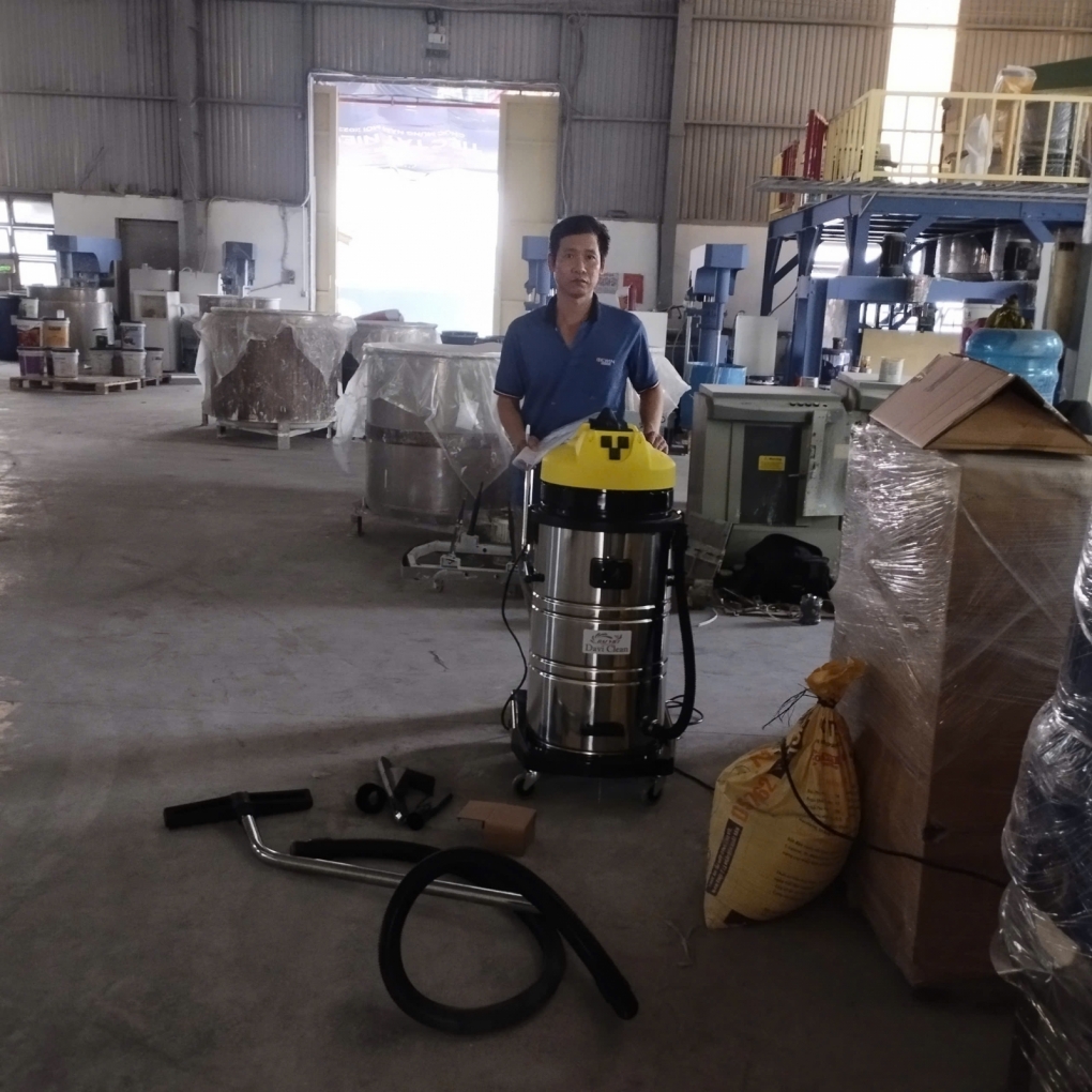 Máy Hút Bụi Nước Công Nghiệp và Nhà Xưởng 90 Lít (4500W) Model: DV3-90JP - [2 Lõi Lọc HEPA]