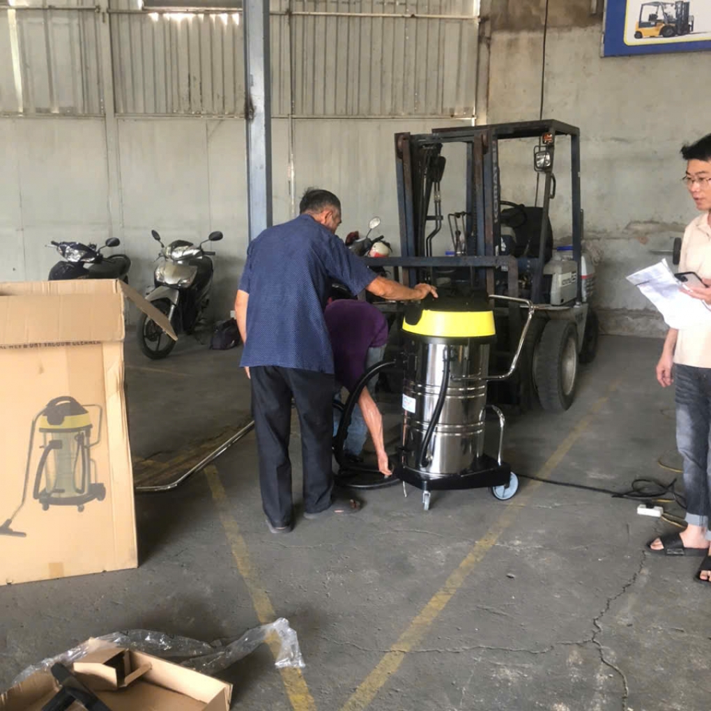 Máy Hút Bụi Nước Công Nghiệp và Nhà Xưởng 90 Lít (4500W) Model: DV3-90JP - [1 Lõi Lọc]