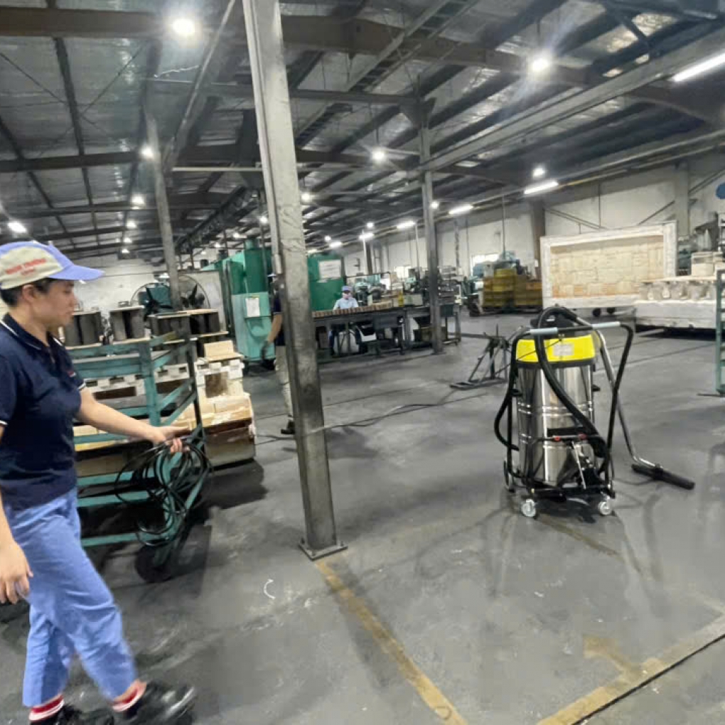 Máy Hút Bụi Nước Công Nghiệp và Nhà Xưởng 100 Lít (3600W) Model: DV2-100JP - [2 Lõi Lọc HEPA]