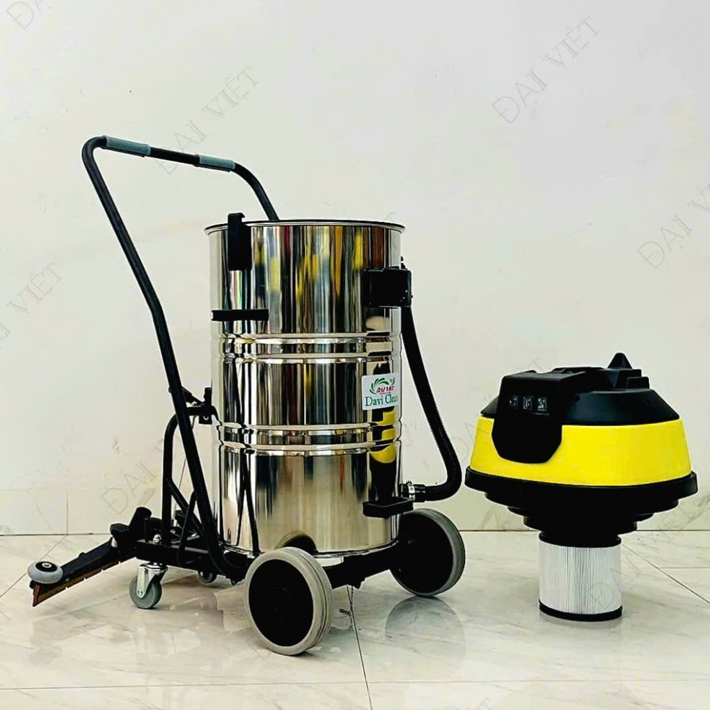Máy Hút Bụi Nước Công Nghiệp và Nhà Xưởng 100 Lít (4500W) Model: DV3-100JP - [2 Lõi Lọc HEPA]