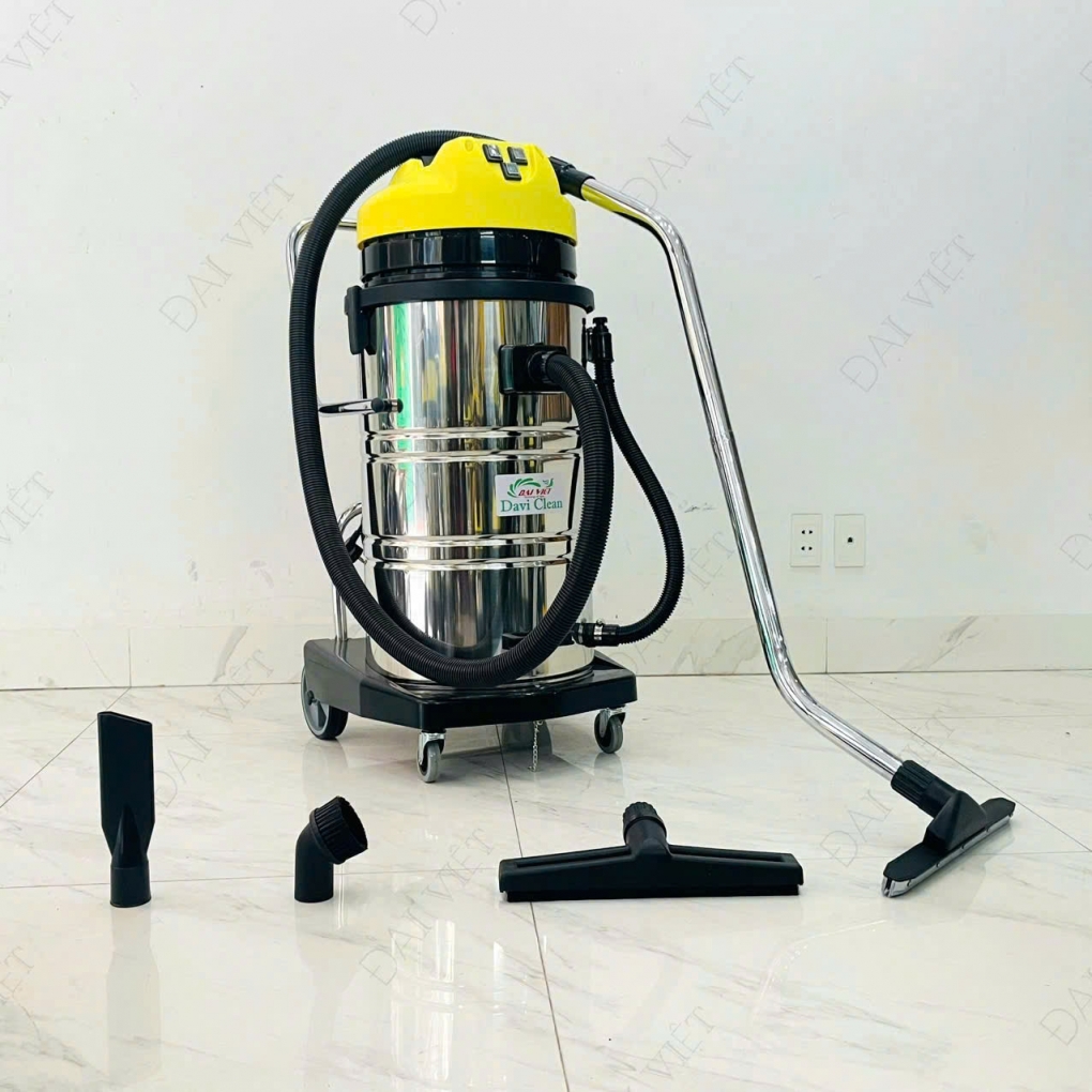 Máy Hút Bụi Nước Công Nghiệp và Nhà Xưởng 90 Lít (4500W) Model: DV3-90JP - [2 Lõi Lọc HEPA]