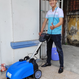 Máy chà sàn liên hợp công nghiệp Mini DaviClean DV15AC (Dùng Điện)