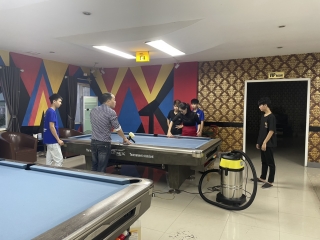 UFO Billiar Club - Mua máy hút bụi DV1-40JP 1 lõi lọc - hút bụi quán Bi-a