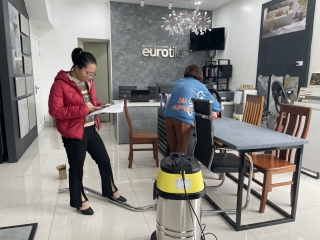 Gạch Men Eurotile - Mua máy hút bụi DV1-40JP 1 lõi lọc - hút văn phòng