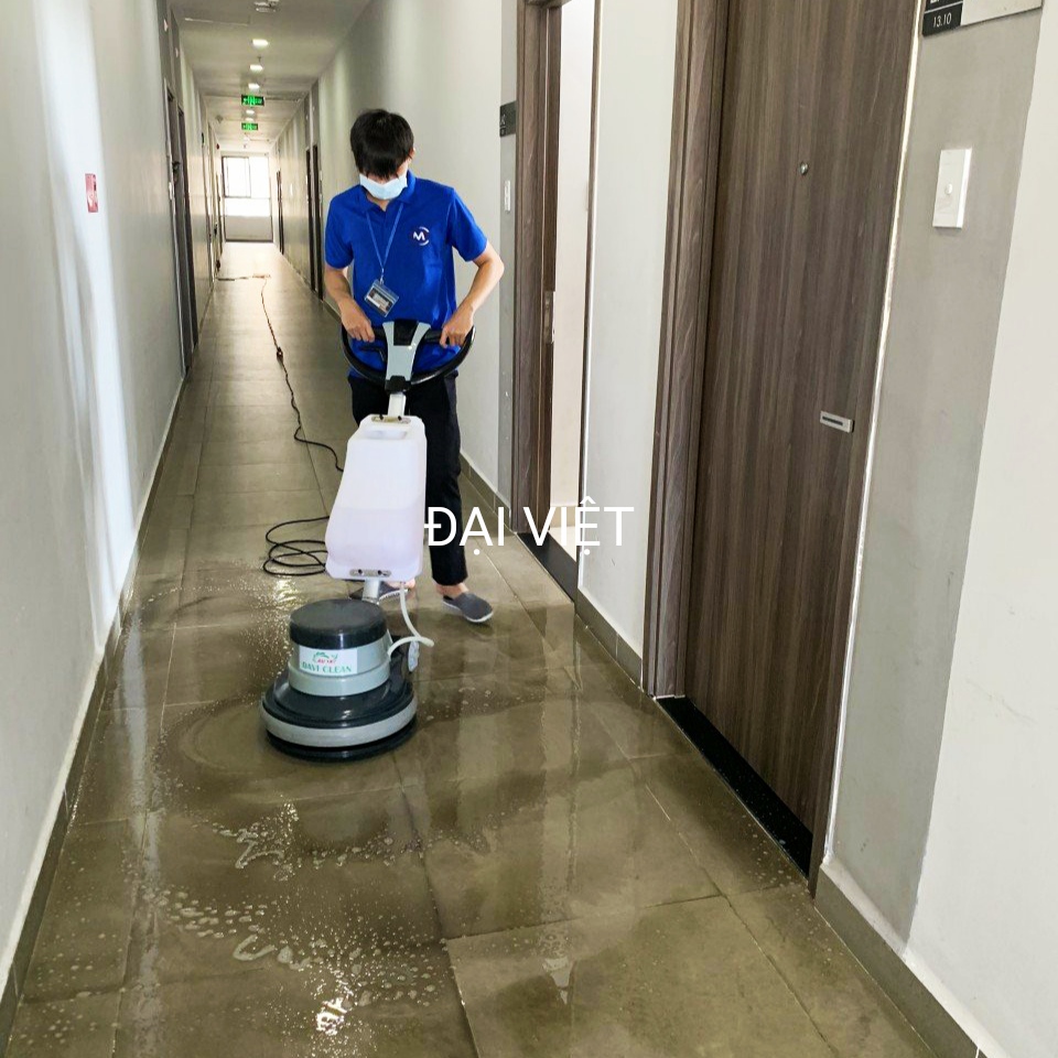 Máy Chà Sàn Tạ Đơn Cầm Tay Davi Clean DV-17G - [Nhật Bản] 